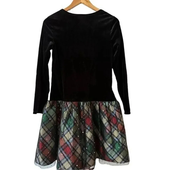 BONNIE Jean Velvet Fit and Flare Dress Size 16‎ - Picture 3 of 9